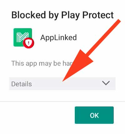 Blocked by Play Protect