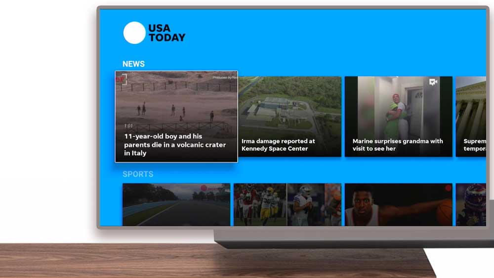 USA Today – News App for TV