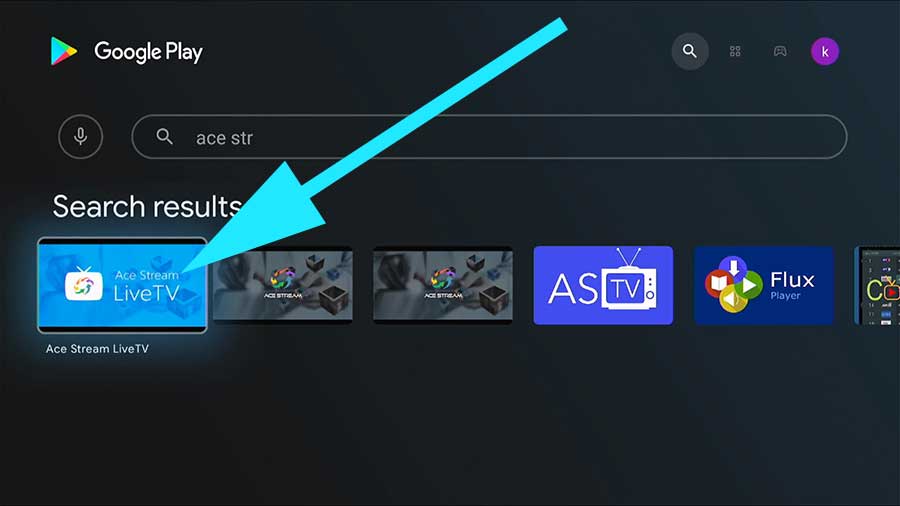 ACE Stream Live TV Search