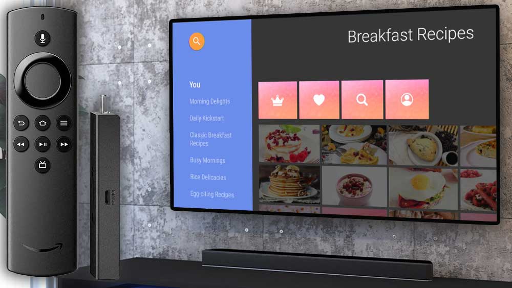 Breakfast Recipes app for TV box and TV Stick