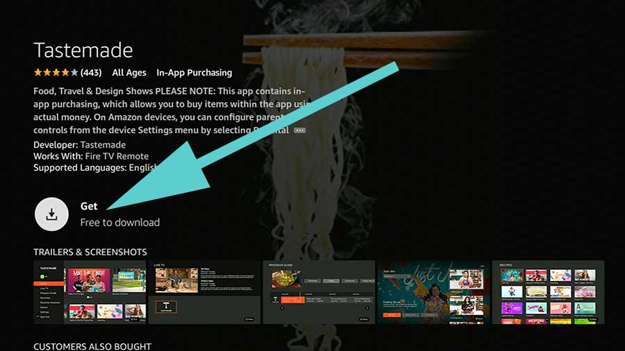 Download Tastemade Firestick