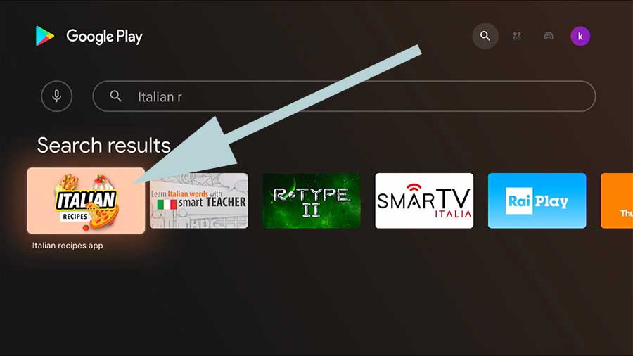 Italian Recipes for Android TV