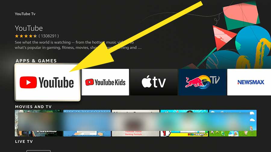 Download YouTube TV Fire TV Stick
