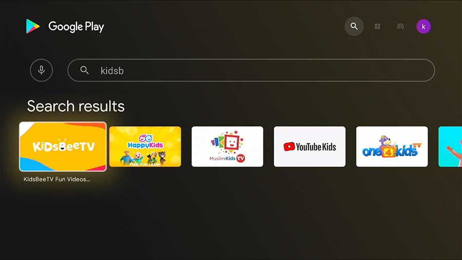 Install Kids Bee TV App