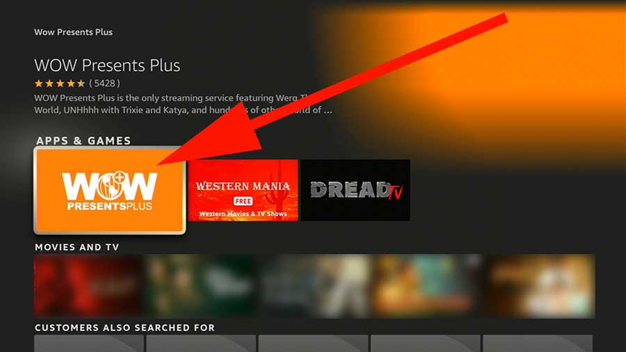 Wow Presents Plus Fire TV