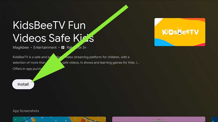 install KidsBeeTV App