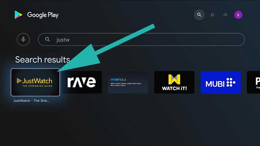 JustWatch for Android TV