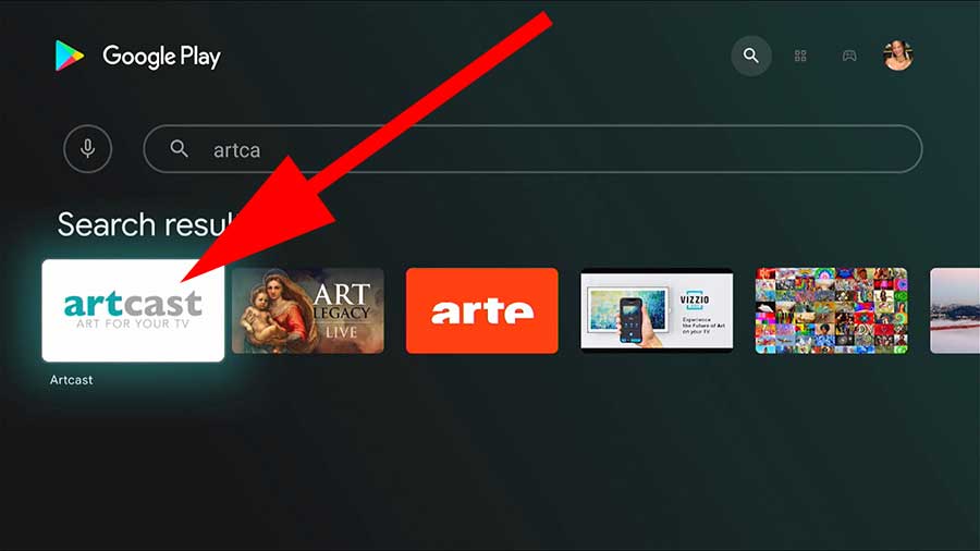 Art app for Android TV