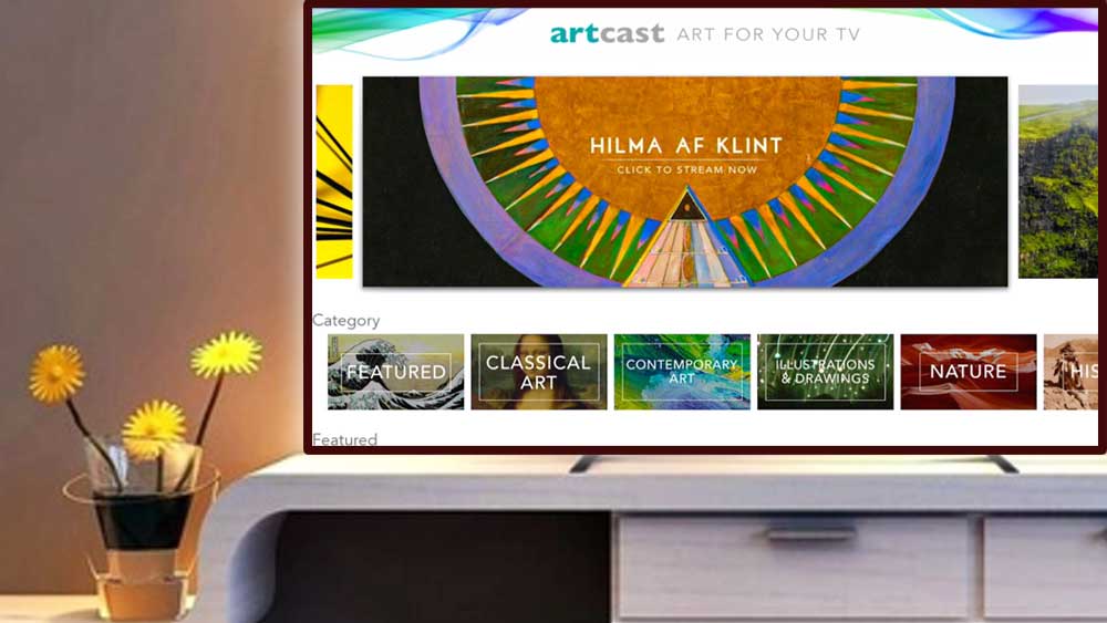 Artcast for TV