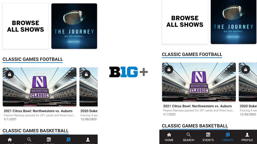 Big Ten Network for Android TV