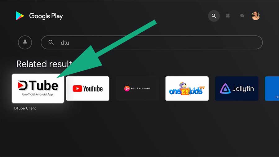 Install DTube Client TV