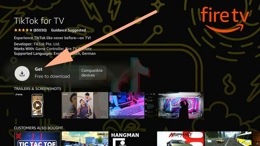 Install Tiktok on Fire TV