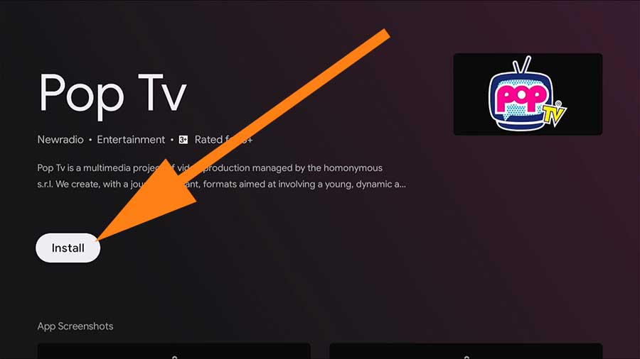 Install Pop TV on Android TV Box