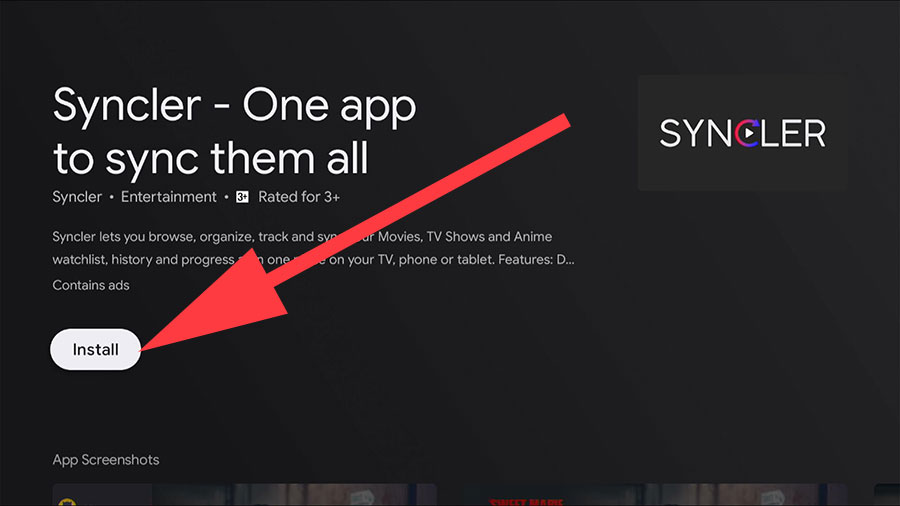 Install Syncler on Android TV