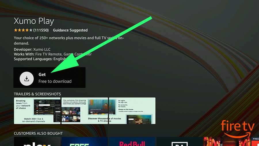 Install XUMO Play Fire TV