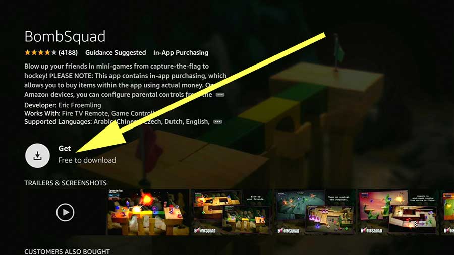 Install BombSquad Game on Amazon Fire TV