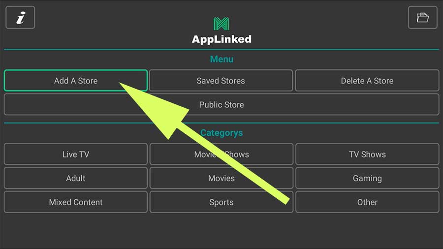 Add A Store AppLinked