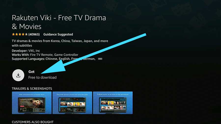 install Rakuten viki on Amazon Fire TV