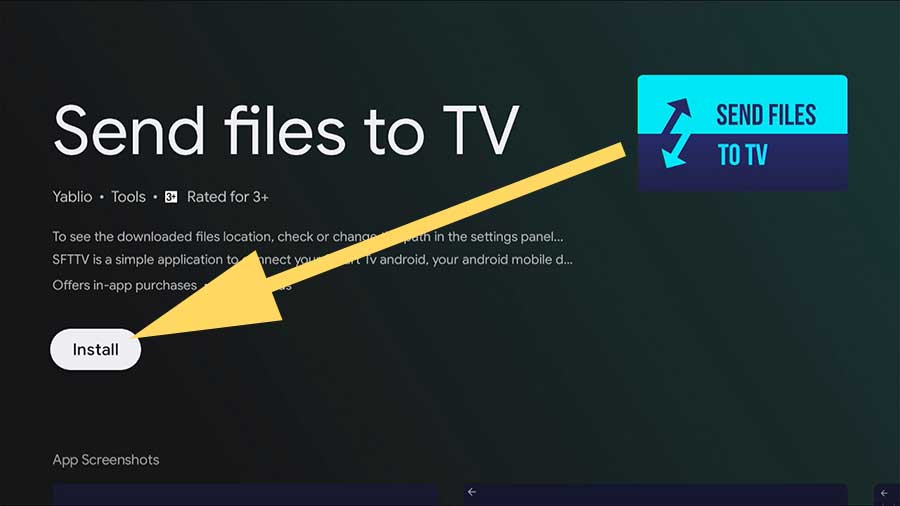Send File to Android TV using Computer