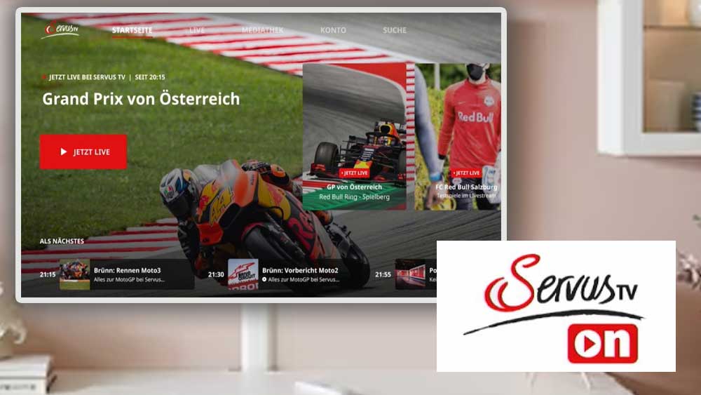 ServusTV On – Free live streams of Formula 1, MotoGP, UEFA and More