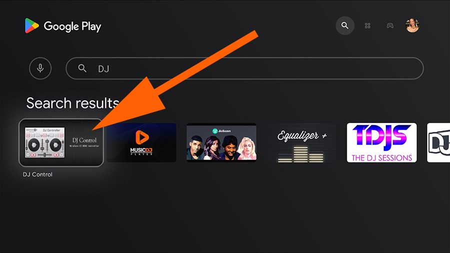 DJ App for Android TV