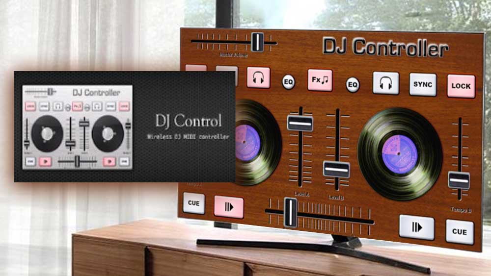 DJ control app for TV