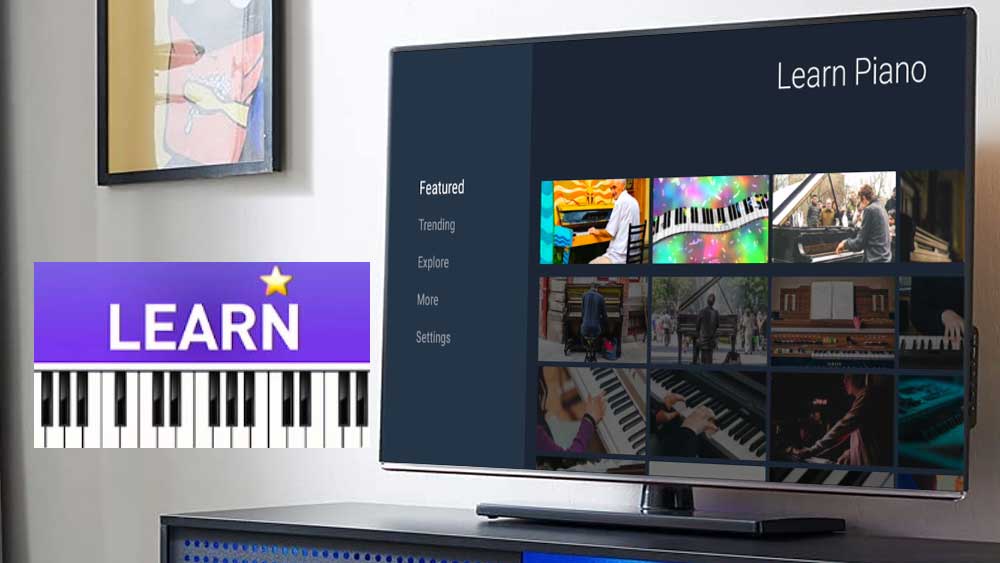 Piano Lessons for Smart TV