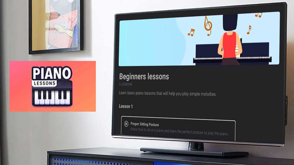Learn Piano app for Smart TV
