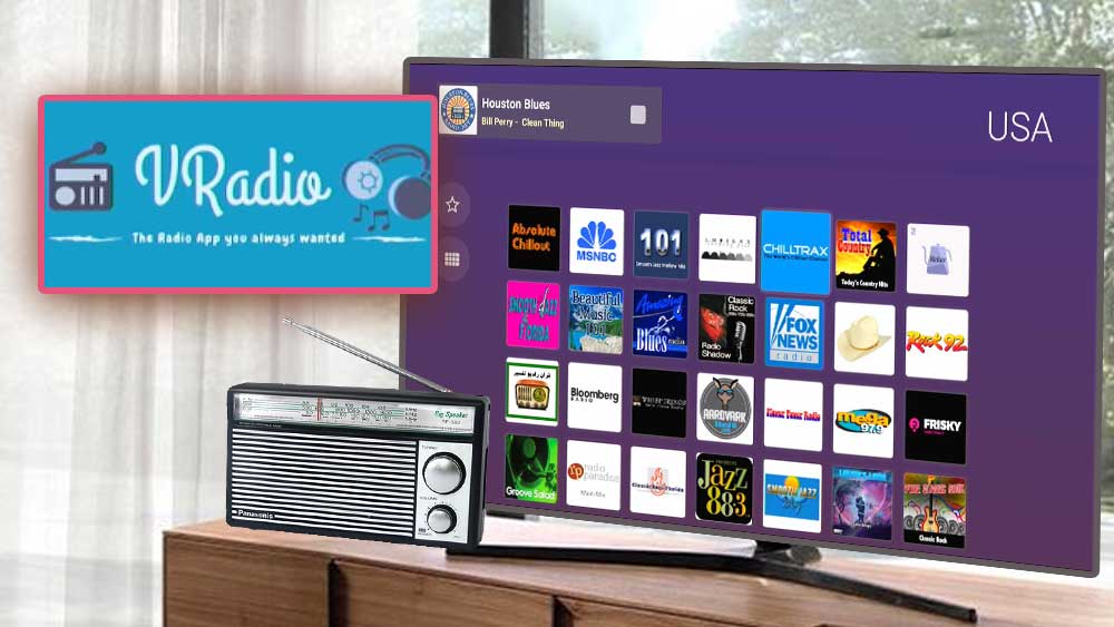 VRadio – Online Radio app for Android TV and Fire TV