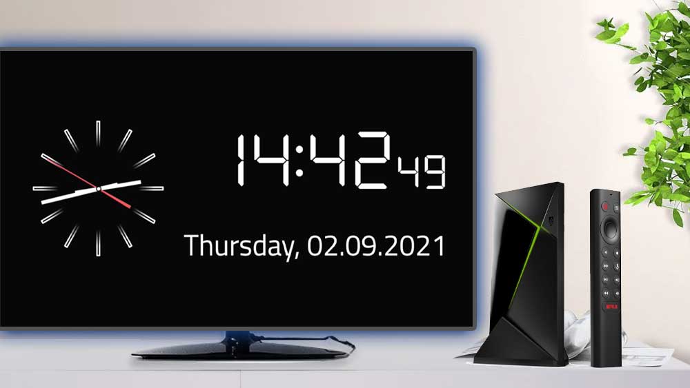 Clock Screensaver for Smart TV