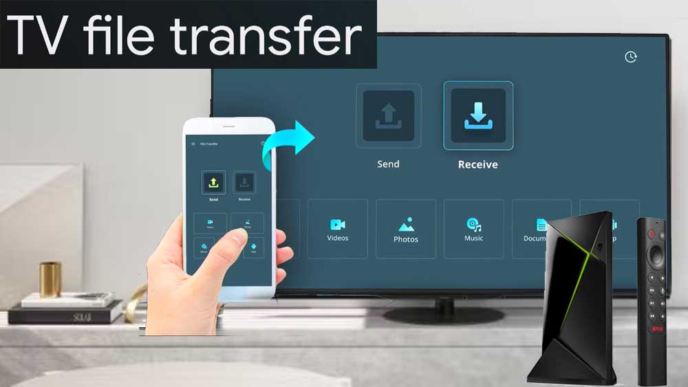 Android TV File Transfer App