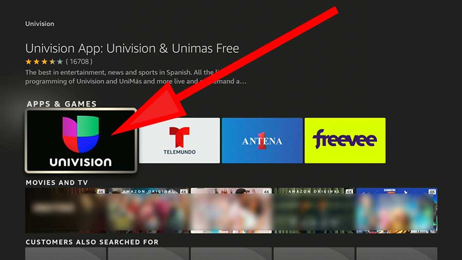 Univision Fire TV and Firestick