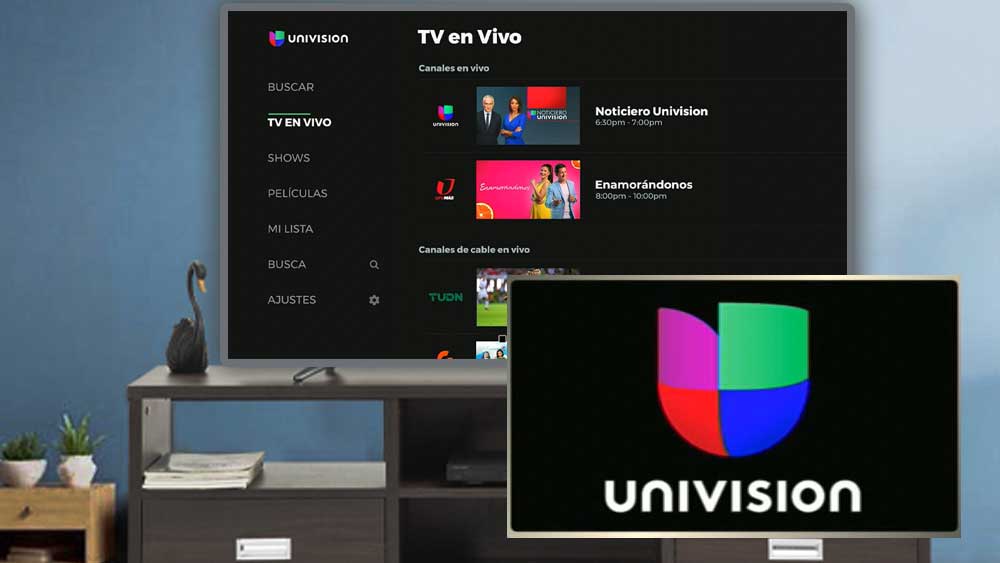 Univision app for TV box