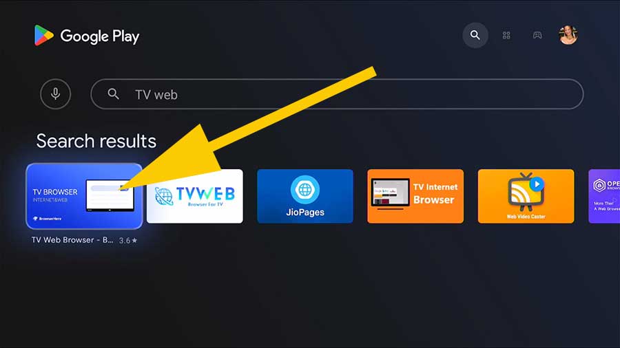 Web Browser for Android TV
