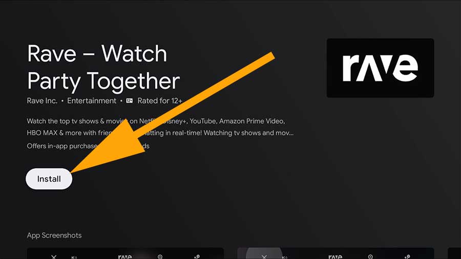 Rave for Android TV