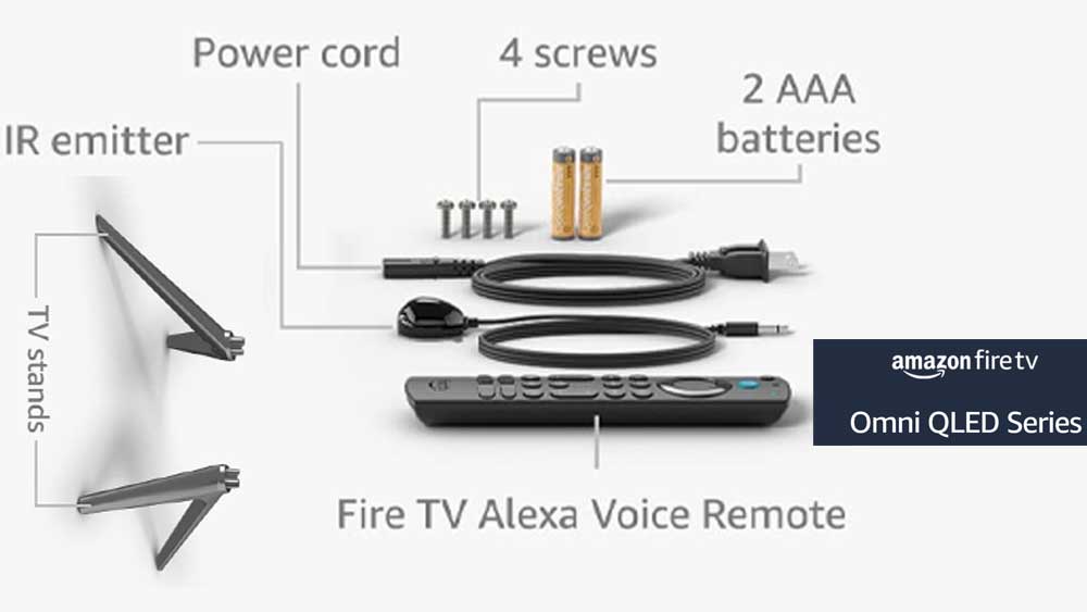 Fire TV Omni QLED What is in the box