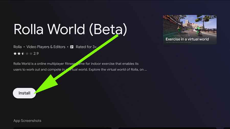 Install Rolla World on Android TV