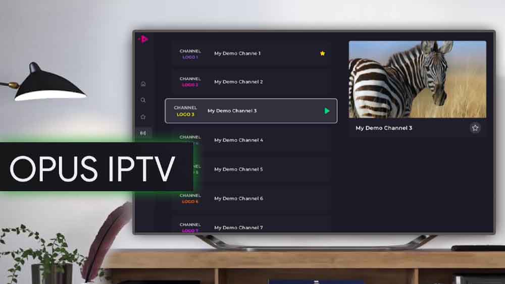 OPUS IPTV player for Smart TVs