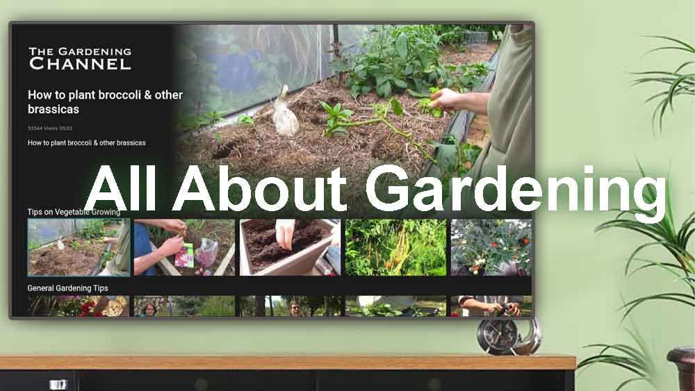 Gardening Channel – Tips and Tricks for gardening – Smart TV