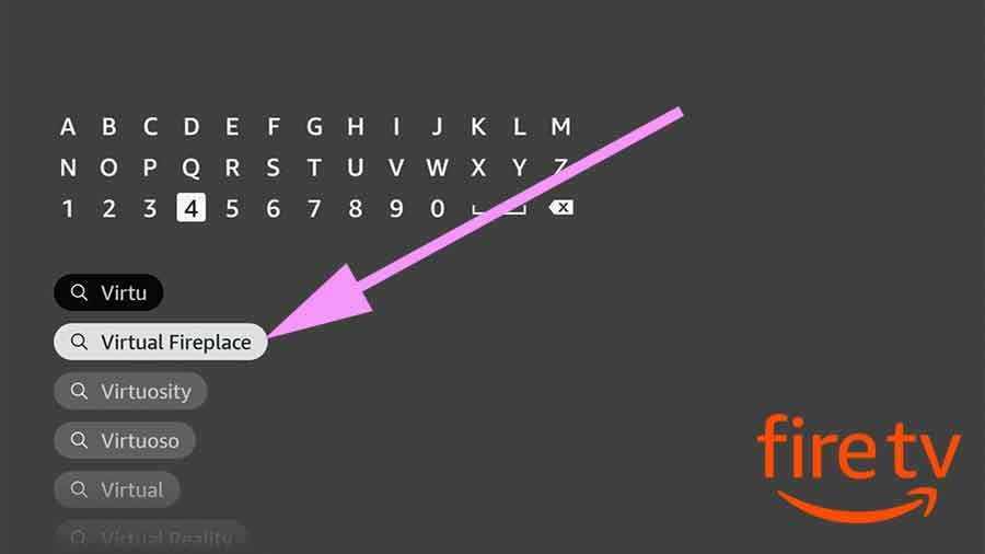 Search Virtual Fireplace on Amazon App Store
