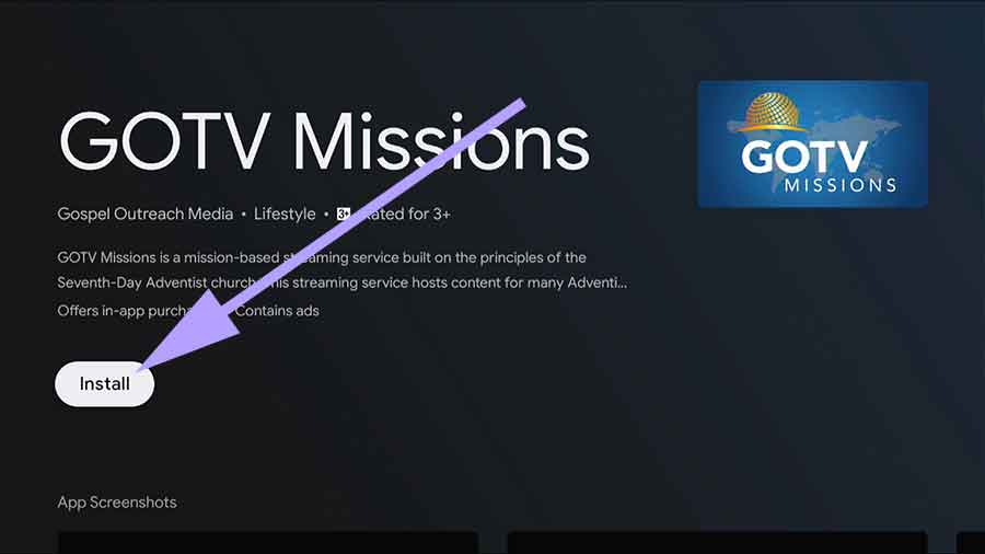 Seventh Day Adventist church TV for Android TV