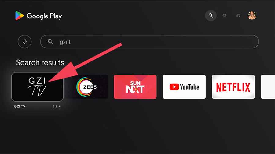 GZI TV for Android TV