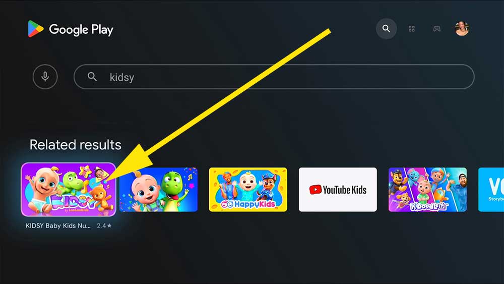 Kidsy for Android TV and Google TV