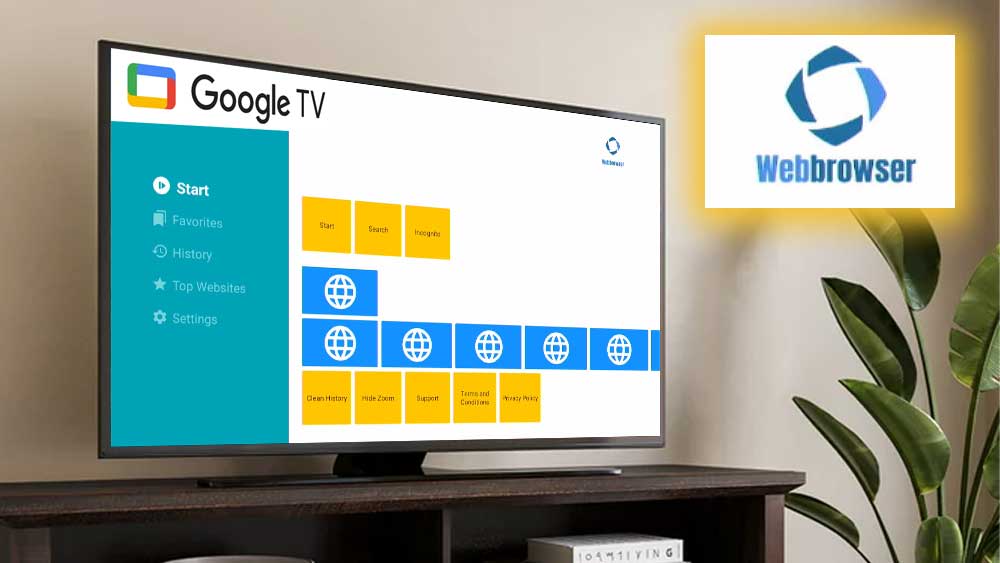 Internet Web Browser for TV