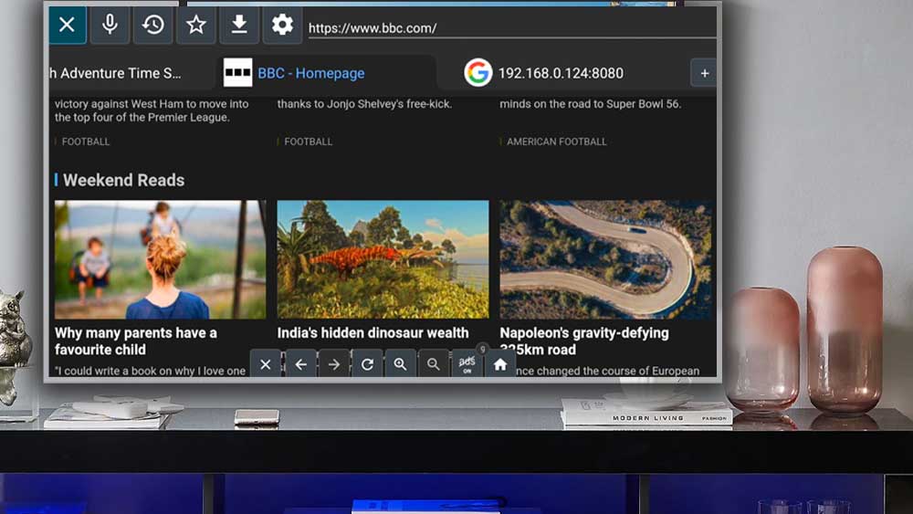 TV Bro – Web browser to use with TV remote