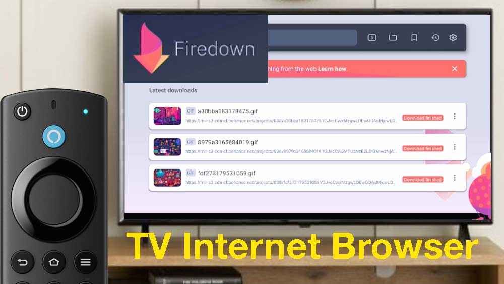 Firedown: TV Web browser – Google TV & Fire TV