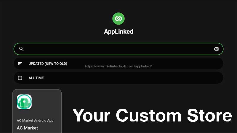 How to create a custom store using Applinked